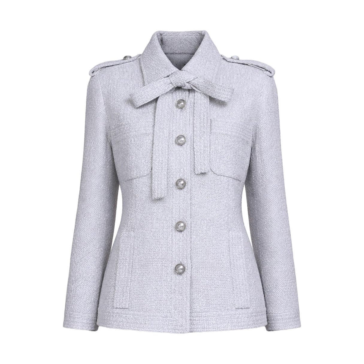 CHANEL 9K$ New Interstellar Shimmer Tweed Jacket 42 FR