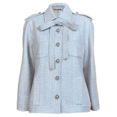 CHANEL 9K$ New Interstellar Shimmer Tweed Jacket 42 FR