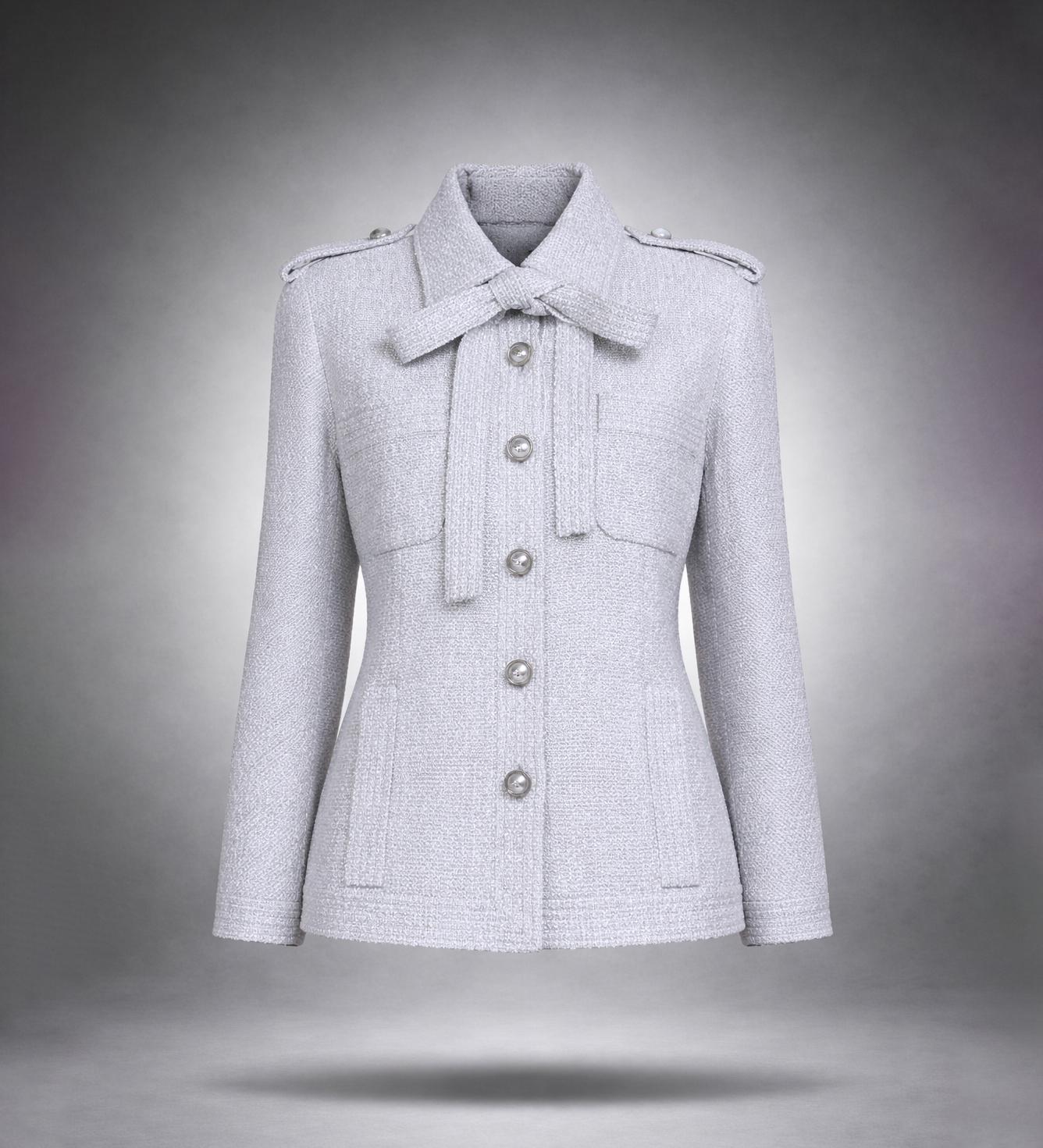 CHANEL 9K$ New Interstellar Shimmer Tweed Jacket 42 FR im Angebot