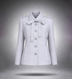 Used CHANEL 9K$ New Interstellar Shimmer Tweed Jacket 42 FR