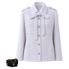 CHANEL 9K$ New Interstellar Shimmer Tweed Jacket 42 FR