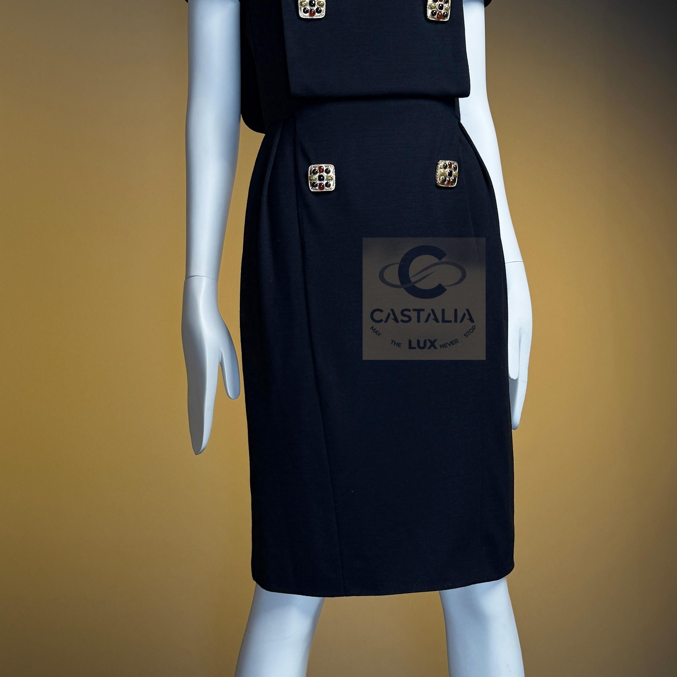 Chanel 9K$ New Paris / Byzance Relic Abito nero 36 FR in vendita 10