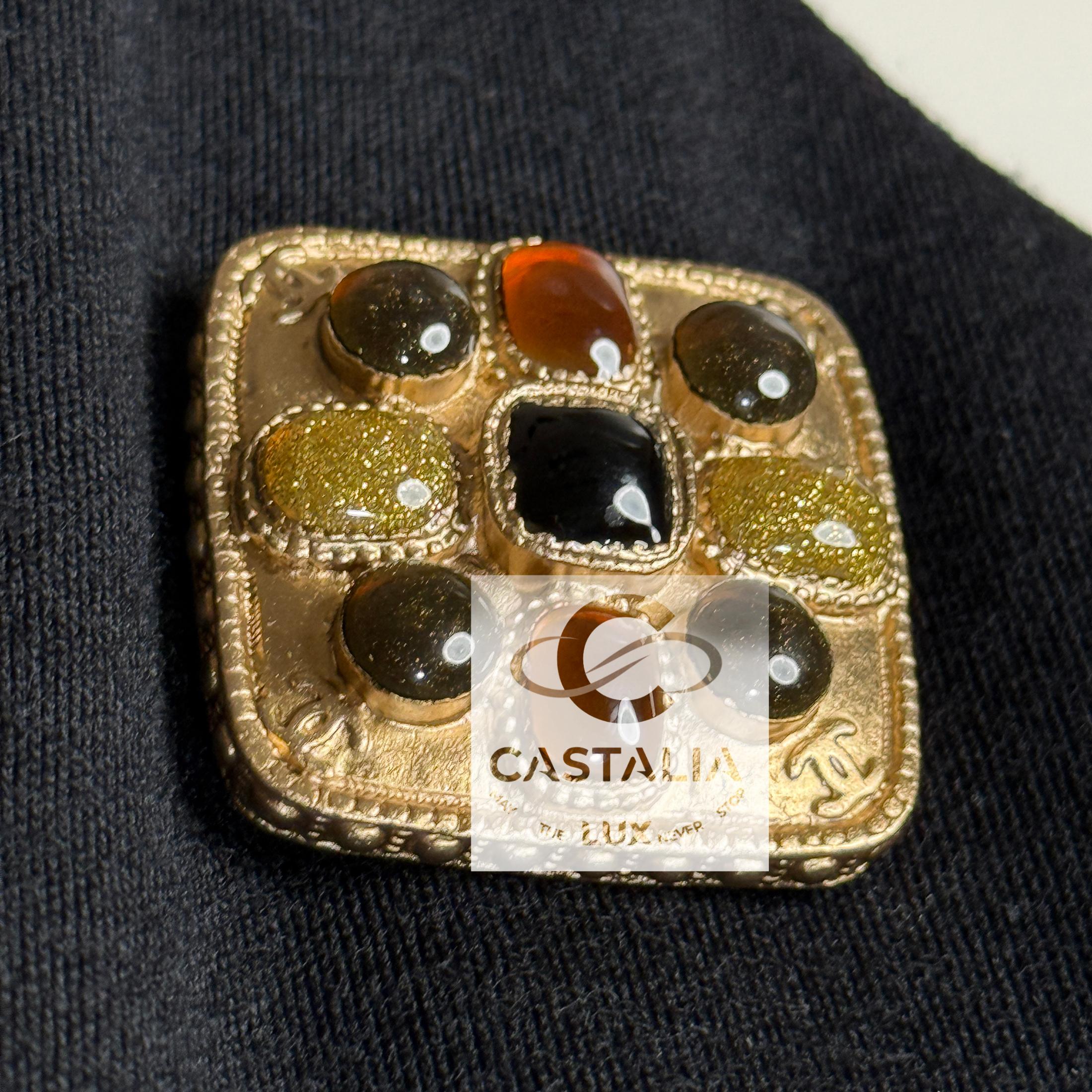 Chanel 9K$ New Paris / Byzance Relic Abito nero 36 FR in vendita 11