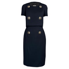 CHANEL 9K$ New Paris / Byzance Relic Black Dress 36 FR