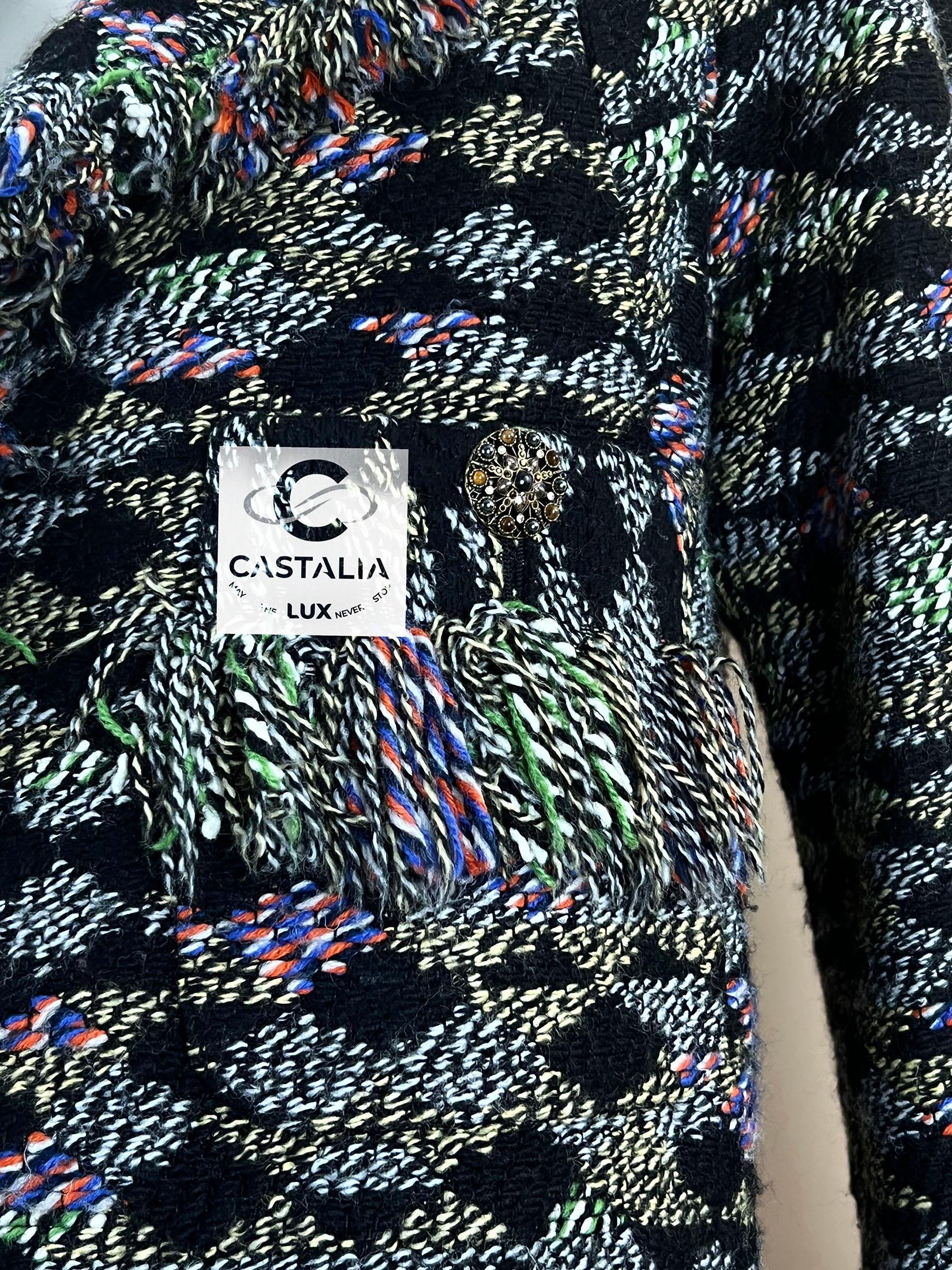 Chanel 9K$ New Paris / Salzburg Tweed Coat 5