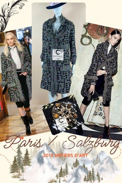 CHANEL 9K$ New Paris / Salzburg Tweed Coat
