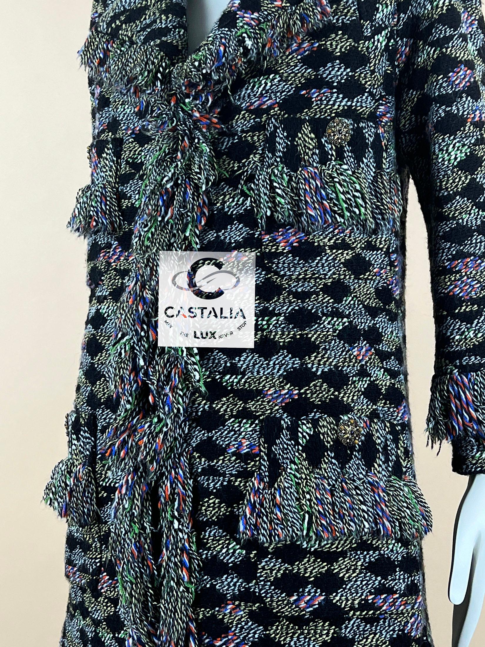 Chanel 9K$ New Paris / Salzburg Tweed Coat 3