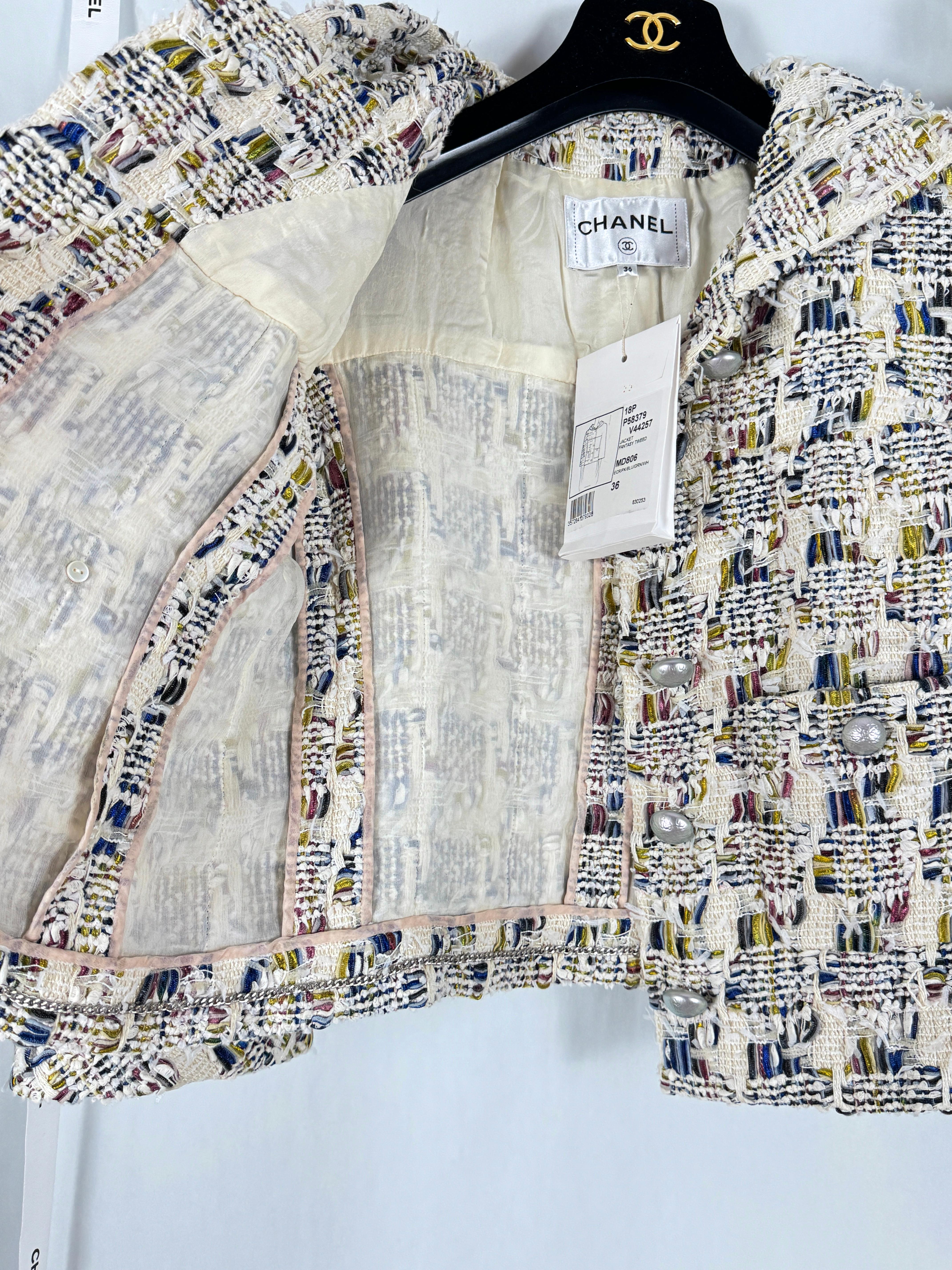Chanel 9K$ New Rita Ora Style Lesage Tweed Jacket 12