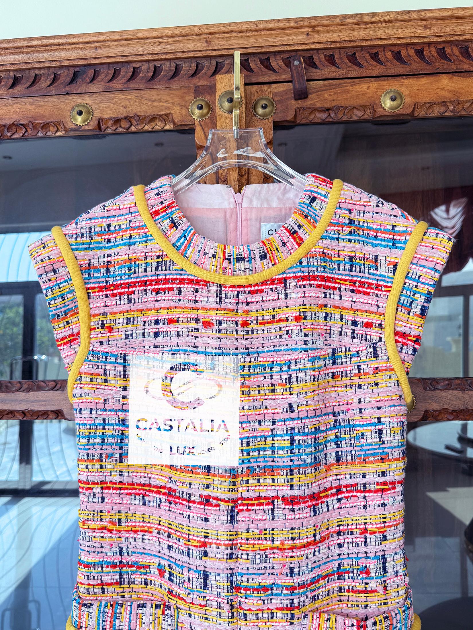 Chanel 9K$ New Robot Collection Lesage Tweed Jacket 36 FR For Sale 7