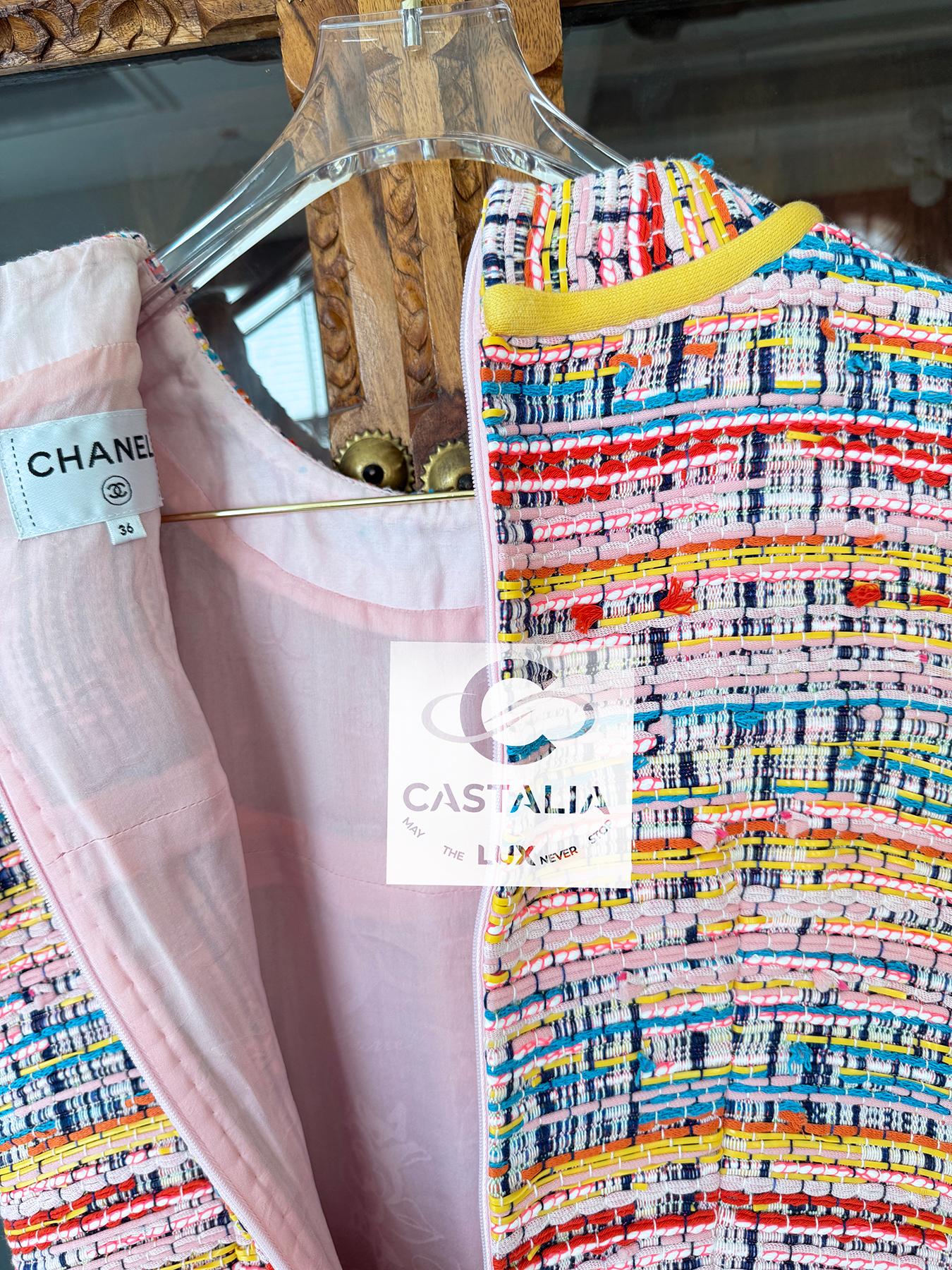Chanel 9K$ New Robot Collection Lesage Tweed Jacket 36 FR For Sale 11