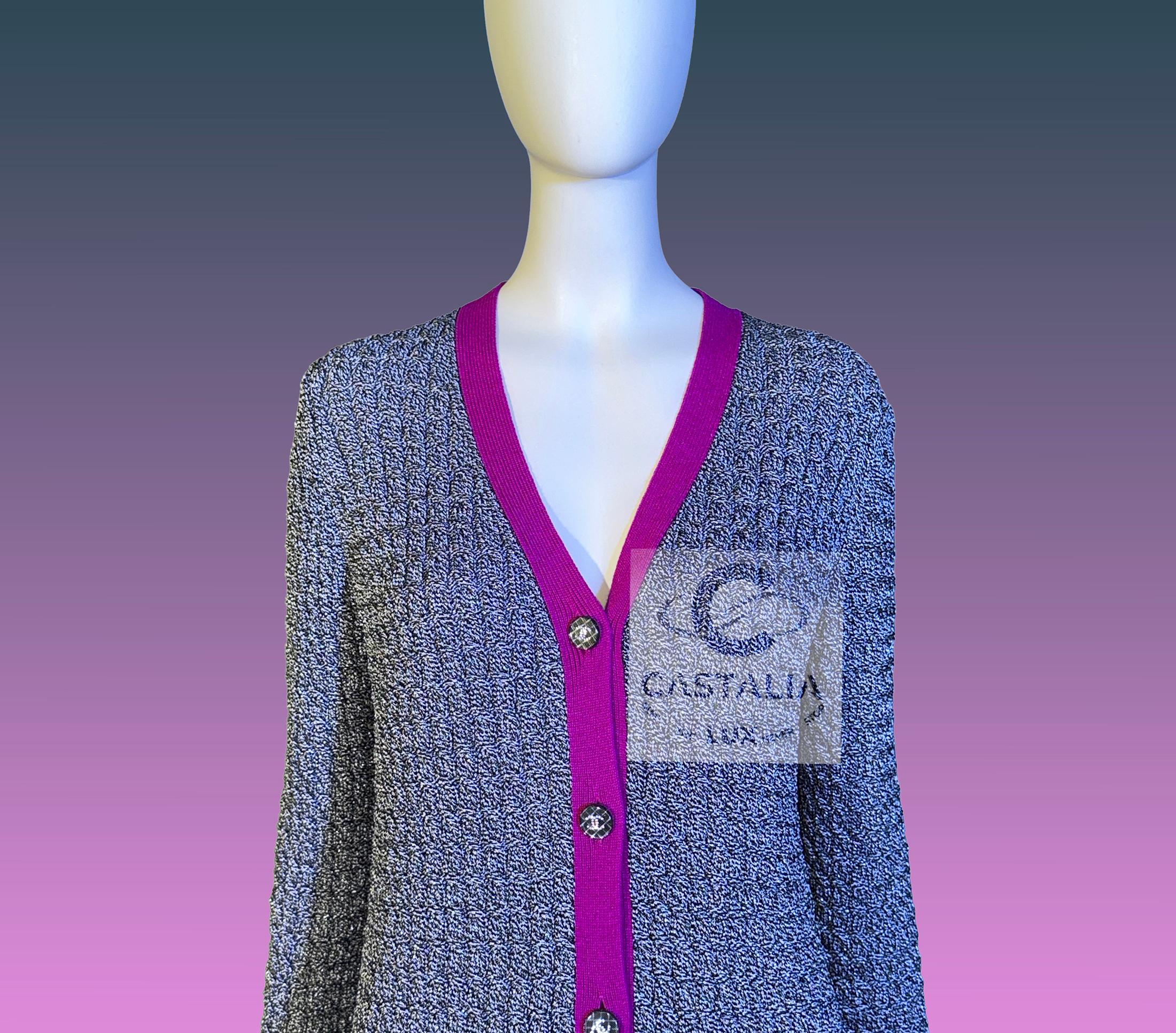 Chanel 10K$ New Sequin Embellished Ensemble 34 FR en vente 4