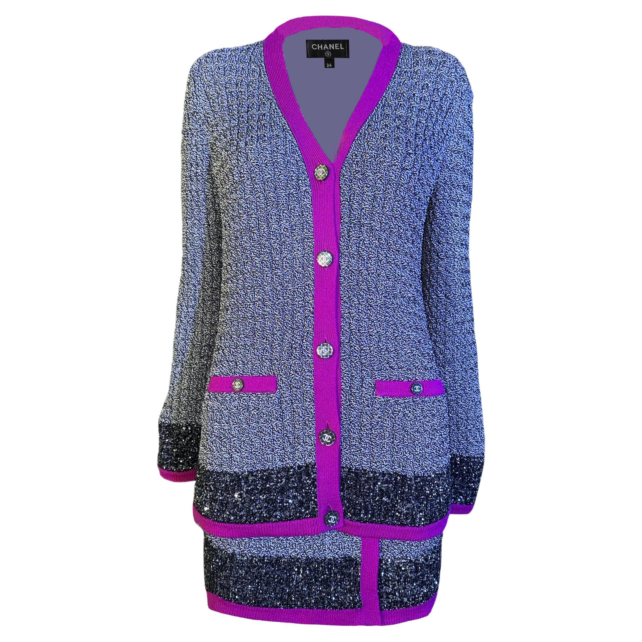 Chanel 10K$ New Sequin Embellished Ensemble 34 FR