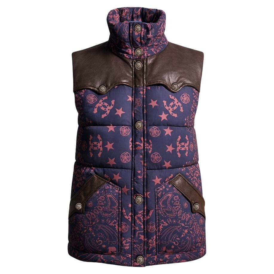 CHANEL 9K$ Paris / DALLAS CC Logo Relic Vest Jacket 34 FR