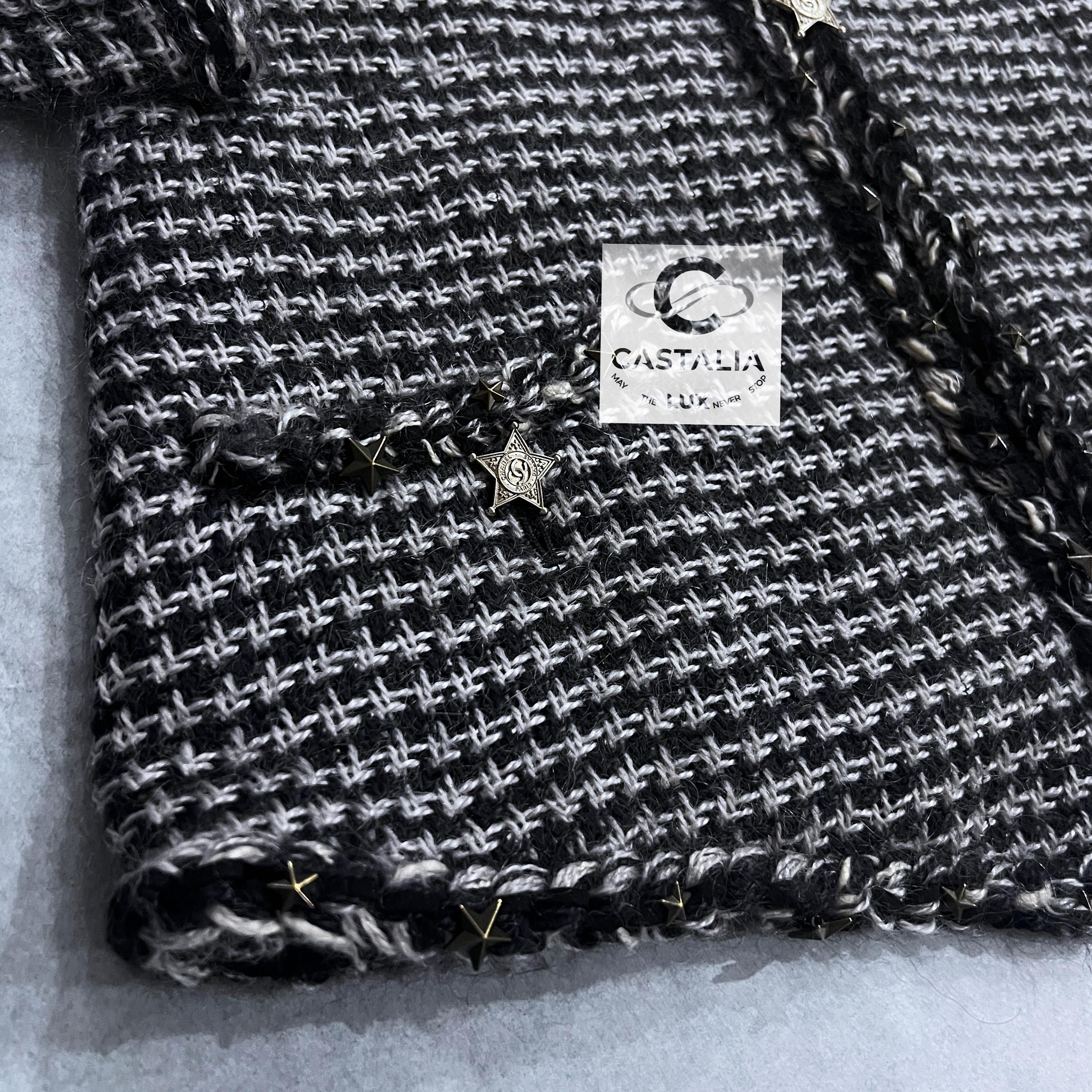 Chanel 9K$ Paris / Dallas Star Studded Tweed Jacket 6