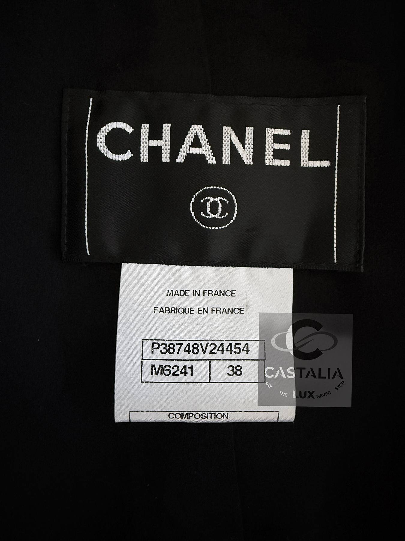 Chanel 9K$ París / Shanghai Chaqueta de tweed Lesage 38 FR en venta 13