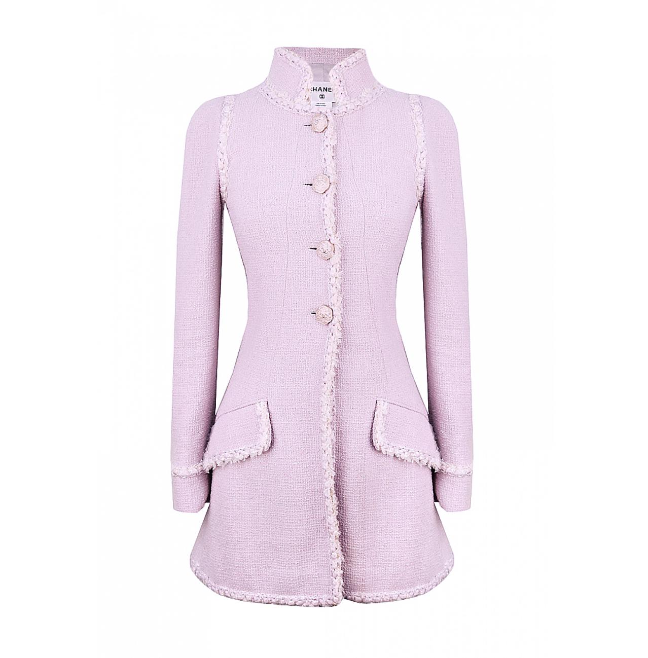 Chanel 9K$ Paris / Versailles Giacca in tweed color lavanda 40 FR 5