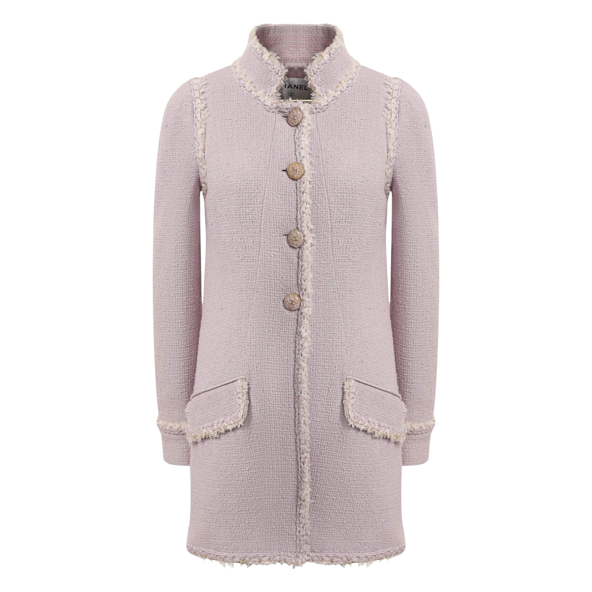 Chanel 9K$ Paris / Versailles Lavender Tweed Jacket 40 FR
