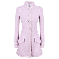 Chanel 9K$ Paris / Versailles Giacca in tweed color lavanda 40 FR