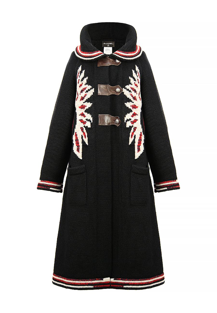 Nero Chanel 9K$ Rarest Paris / Dallas Runway Coat
