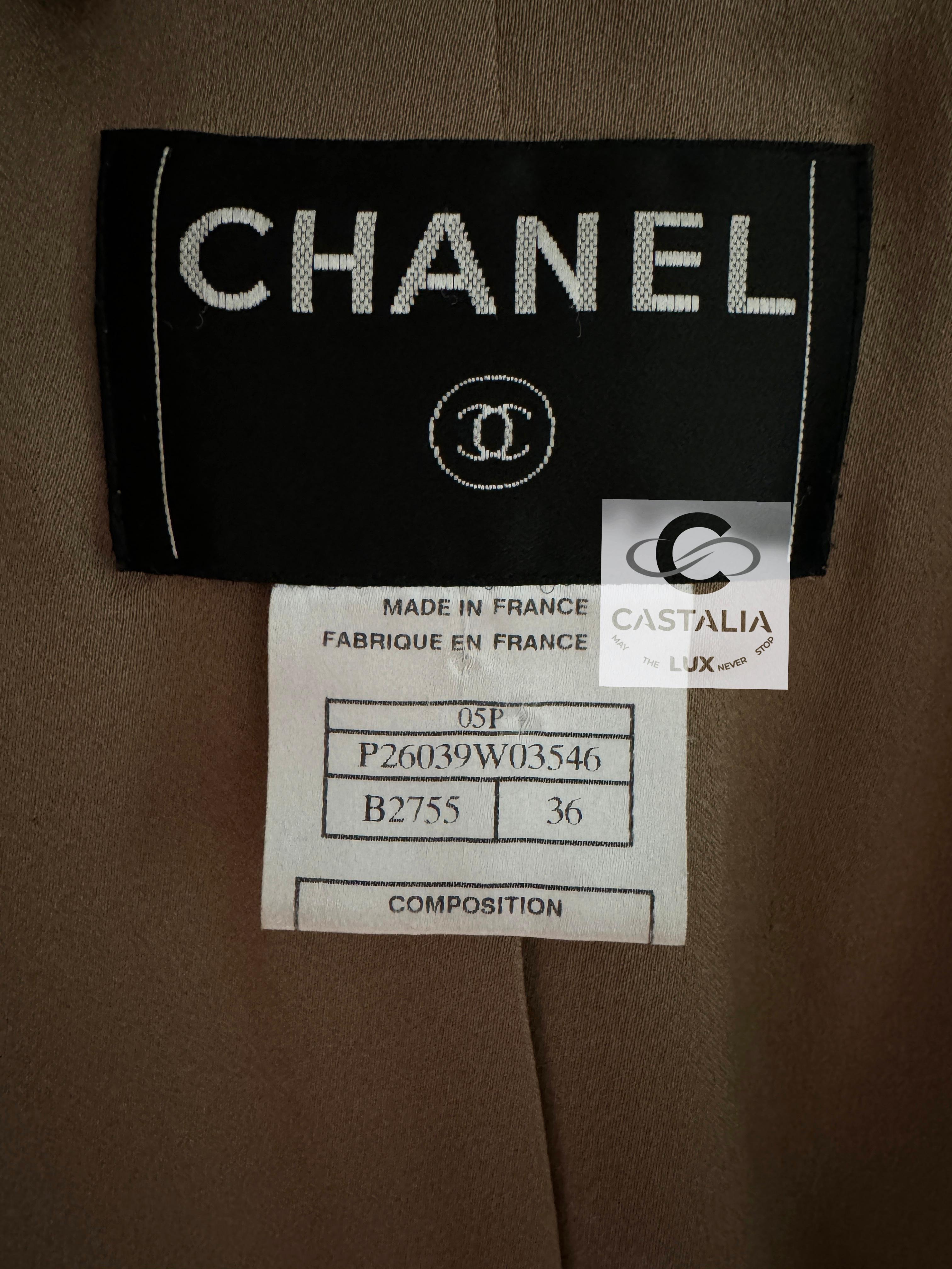 Chanel 9K$ Rarest Vogue Cover Tweed Trench Coat 12