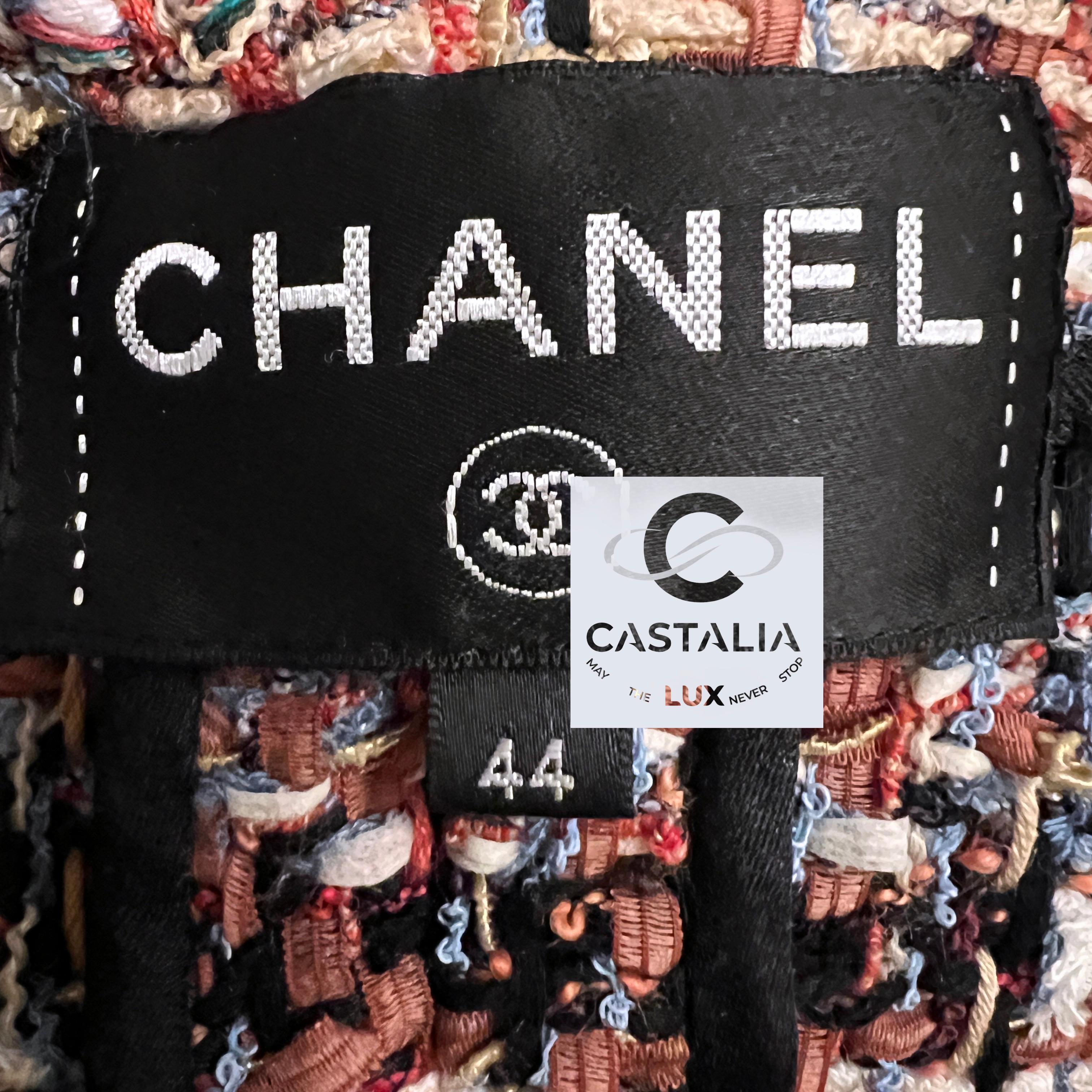 Chanel 9K$ Ribbon Tweed Runway Dress 13