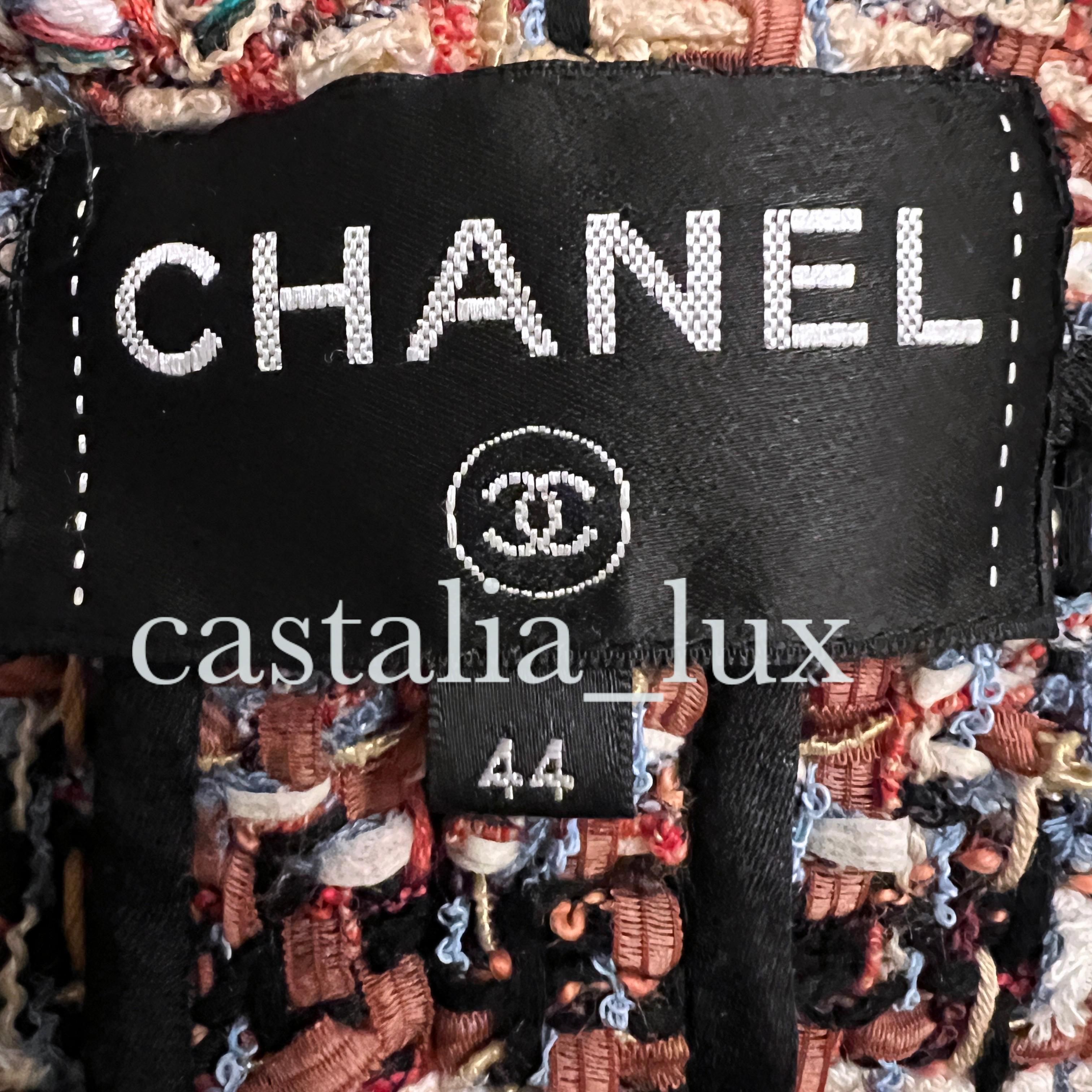 Chanel 9K$ Ribbon Tweed Runway Dress For Sale 14