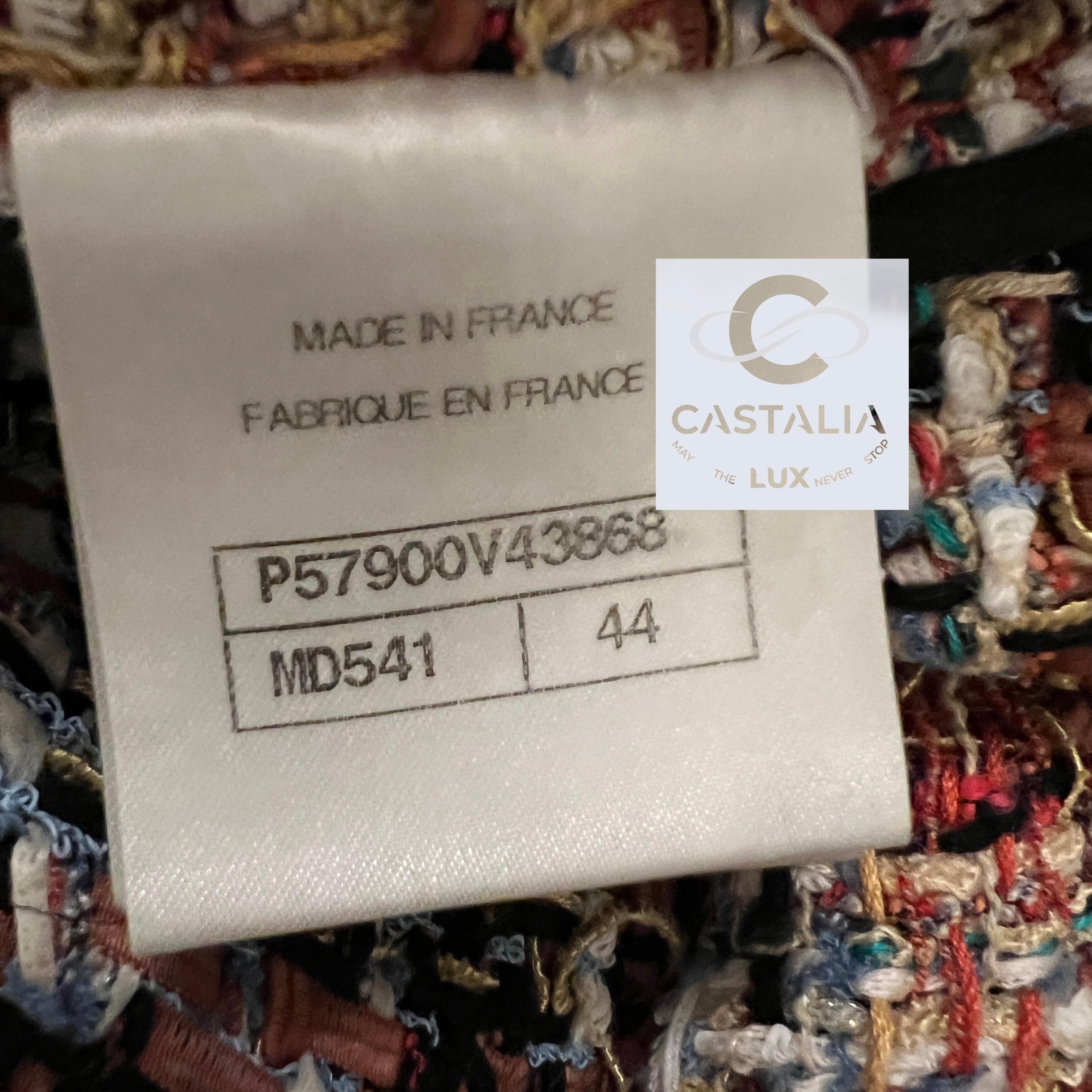 Chanel 9K$ Ribbon Tweed Runway Dress 14