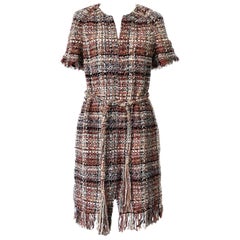 Chanel 9K$ Ribbon Tweed Runway Dress