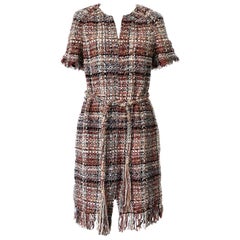 Chanel 9K$ Ribbon Tweed Runway Dress
