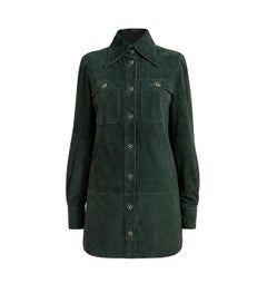 CHANEL 9K$ Vogue Cover New Khaki Suede Jacket 36 FR