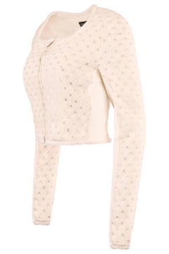 Chanel A/W 2021 Quilted "CC" Monogram Lined Fur Jacket