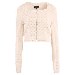 Chanel A/W 2021 Gesteppte "CC" Monogram gefütterte Pelzjacke