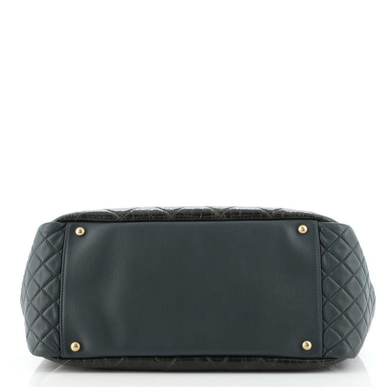 Women's or Men's Chanel Accordion Reissue Flap Bag Quilted Calfskin Maxi
