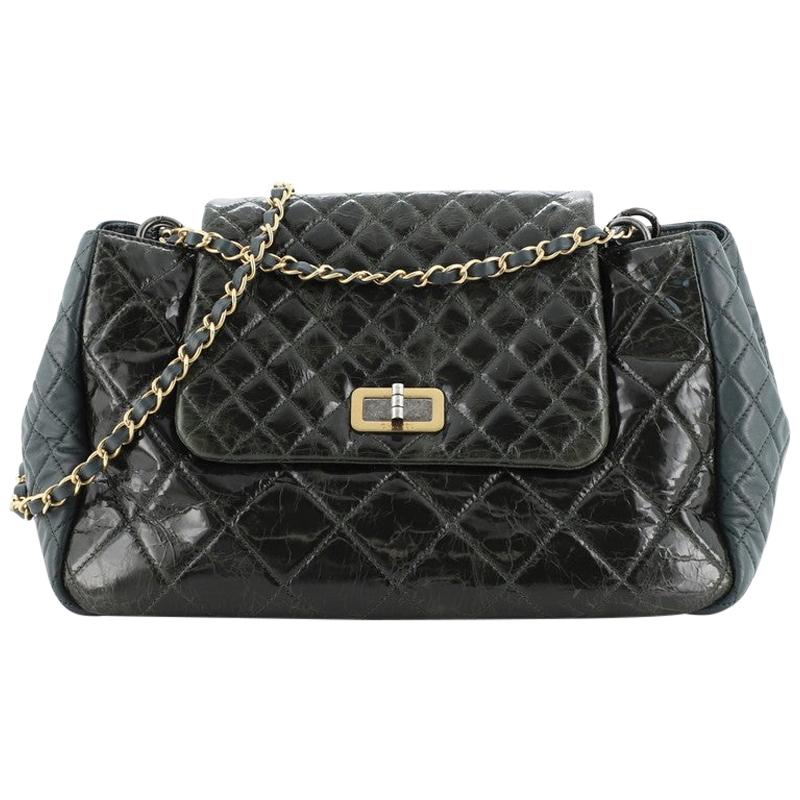 Chanel Accordion Reissue Flap Bag Quilted Calfskin Maxi
