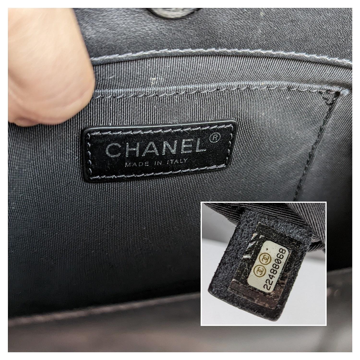 Sac cabas moyen accordéon shopping Chanel en vente 2