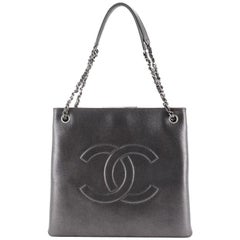 Chanel Accordion Timeless Tote Iridescent Calfskin Large
