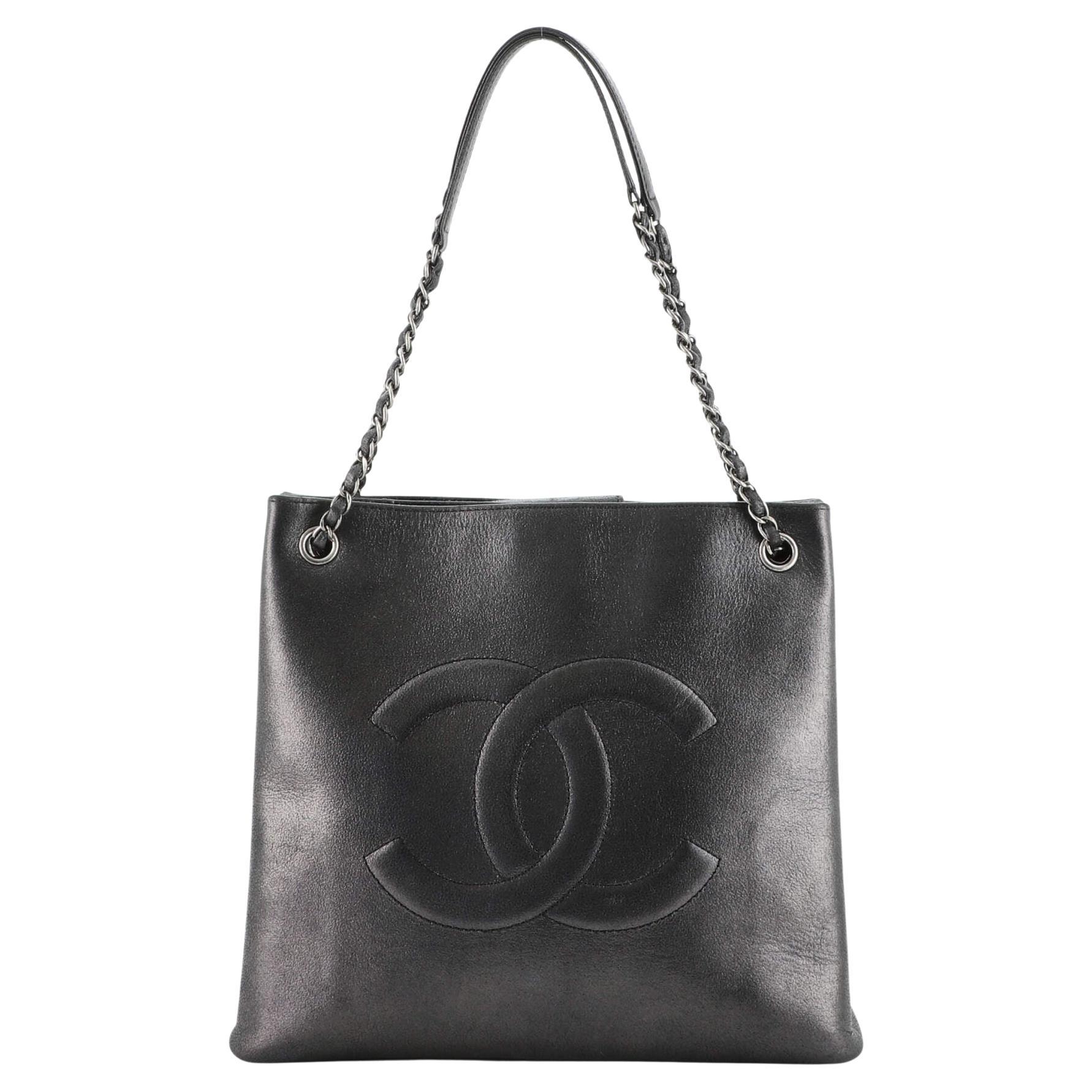 Chanel Accordion Timeless Tote Iridescent Calfskin Large at 1stDibs