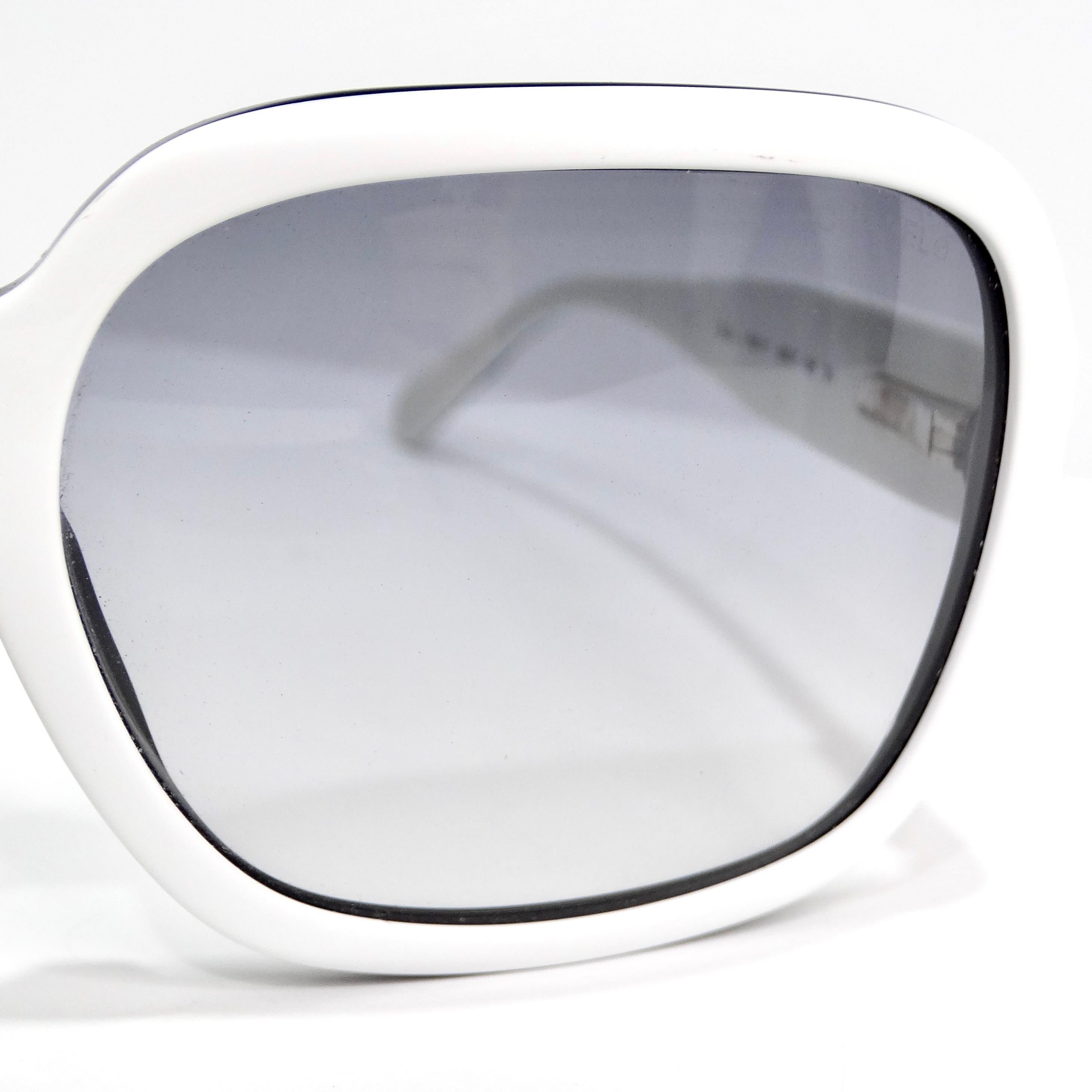 Chanel Acetat gesteppte CC-Sonnenbrille im Angebot 5