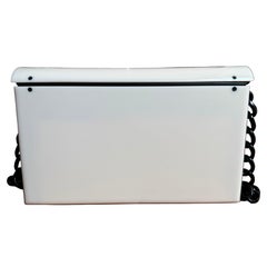 Chanel Acrylic Flap Small Two-tone Black and White Shoulder Bag