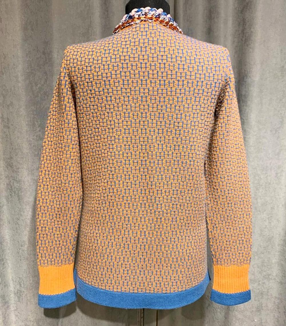Chanel Ad Campaign Chain Link Cardigan 38 FR 6