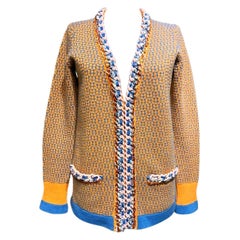 Chanel Ad Campaign Chain Link Cardigan 38 FR