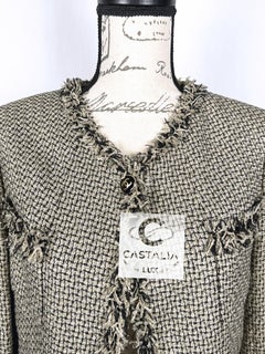 Chanel Ad Campaign Shimmer Tweed Jacket 38 FR