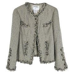 CHANEL Werbekampagne Schimmer Tweed Jacke 38 FR