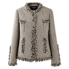 CHANEL Ad Campaign Shimmer Tweed Jacket 38 FR
