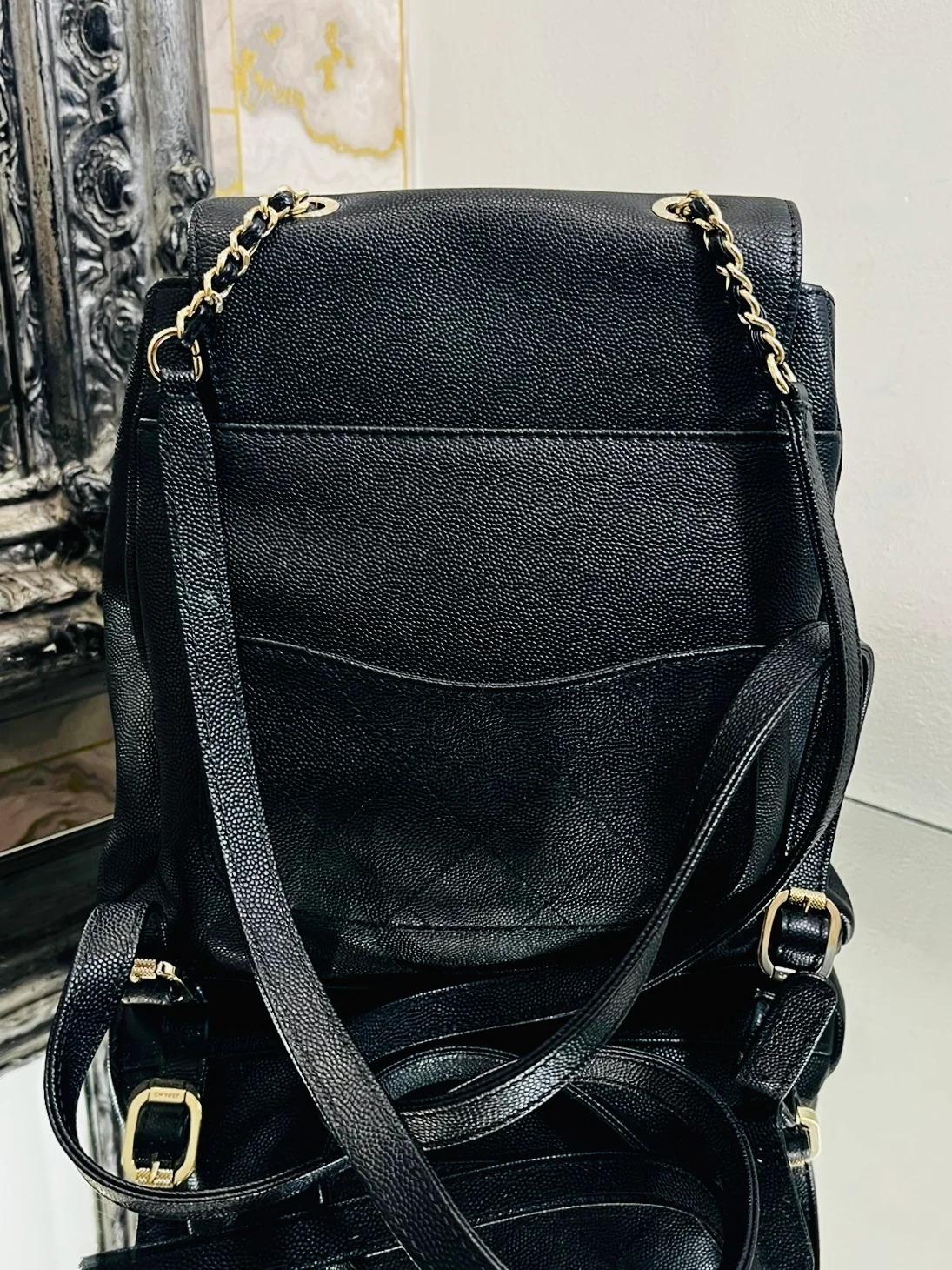 Women's Chanel Affinity Caviar Leather Backpack