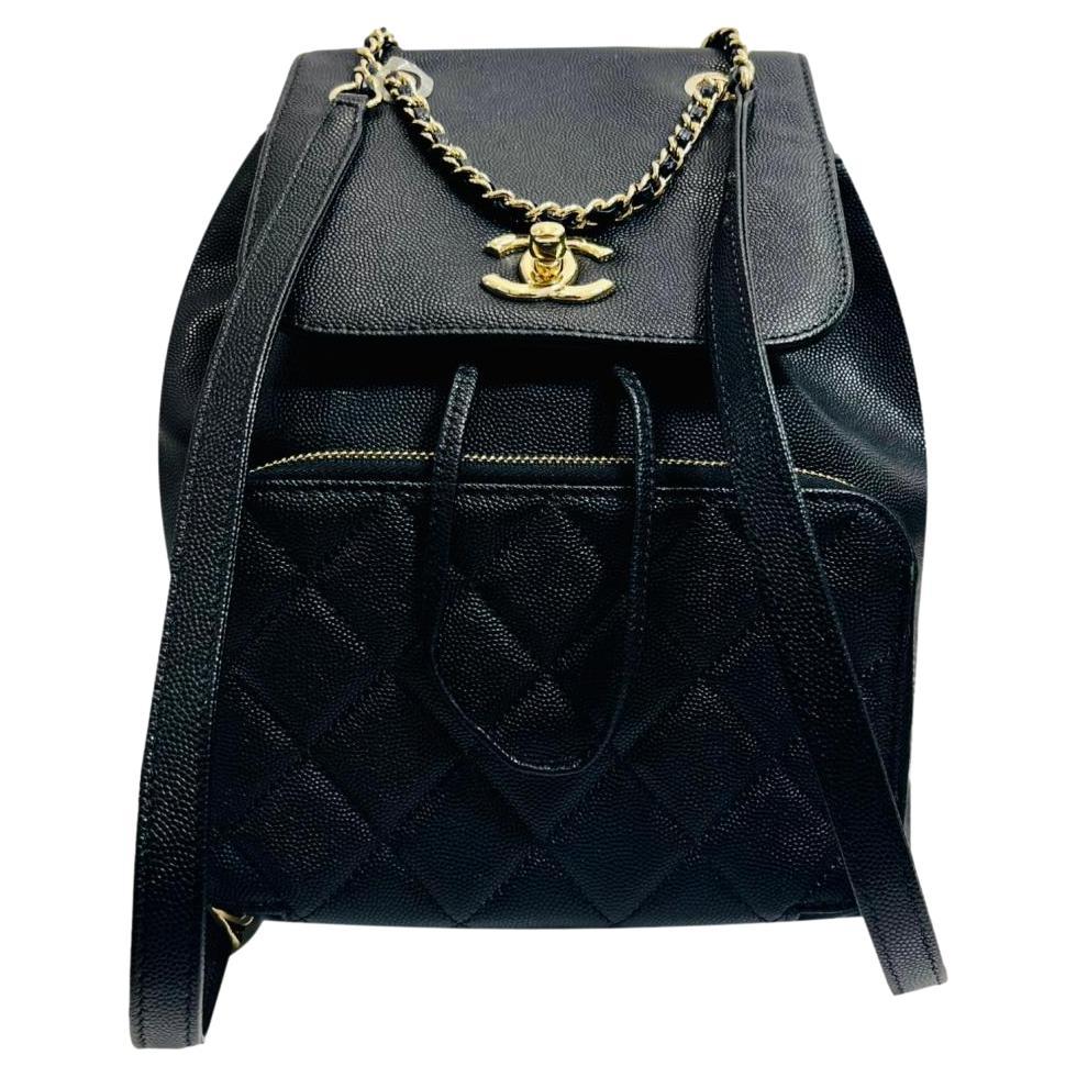 Chanel Affinity Caviar Leather Backpack For Sale
