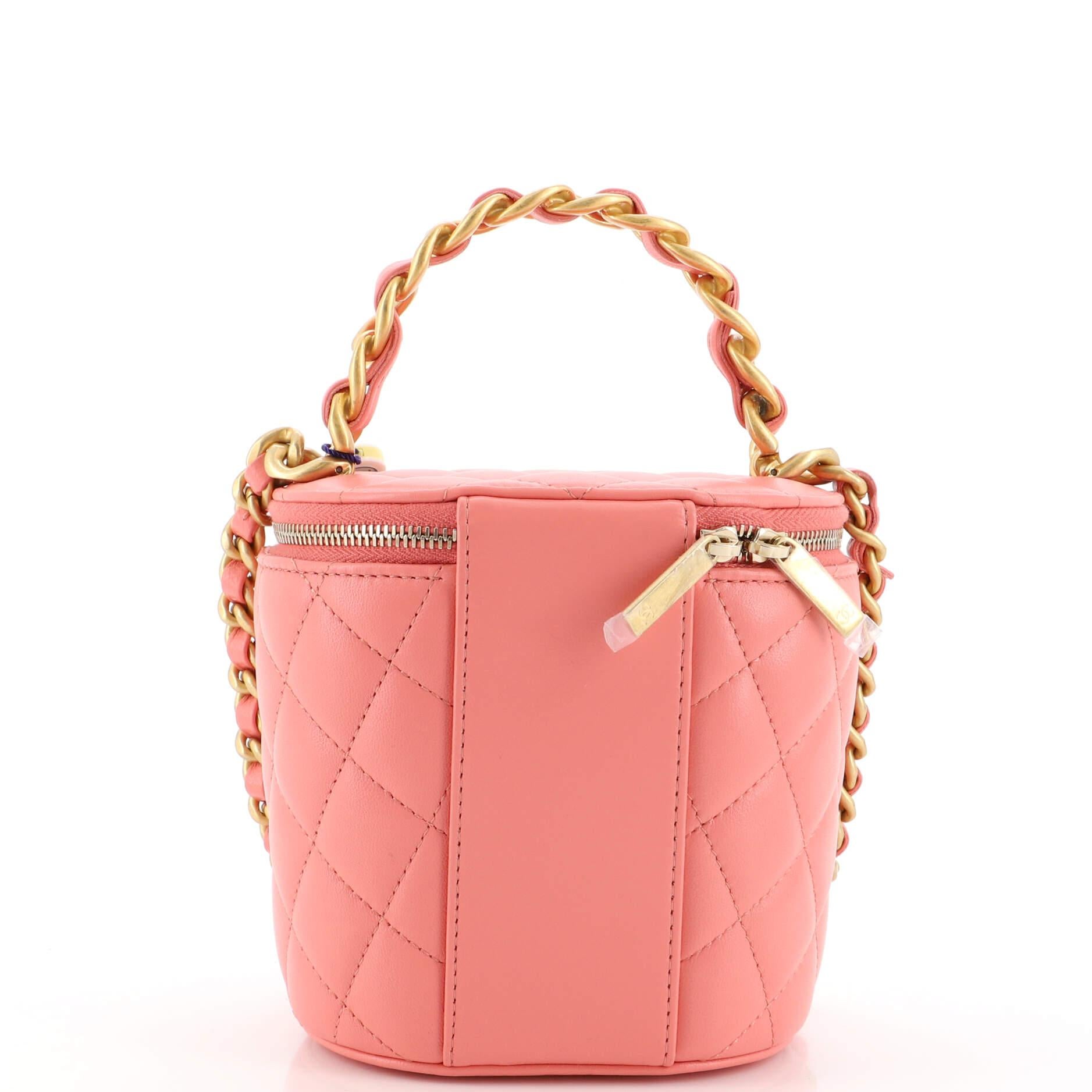 Chanel Afternoon Tea Bucket Bag Quilted Lambskin 1