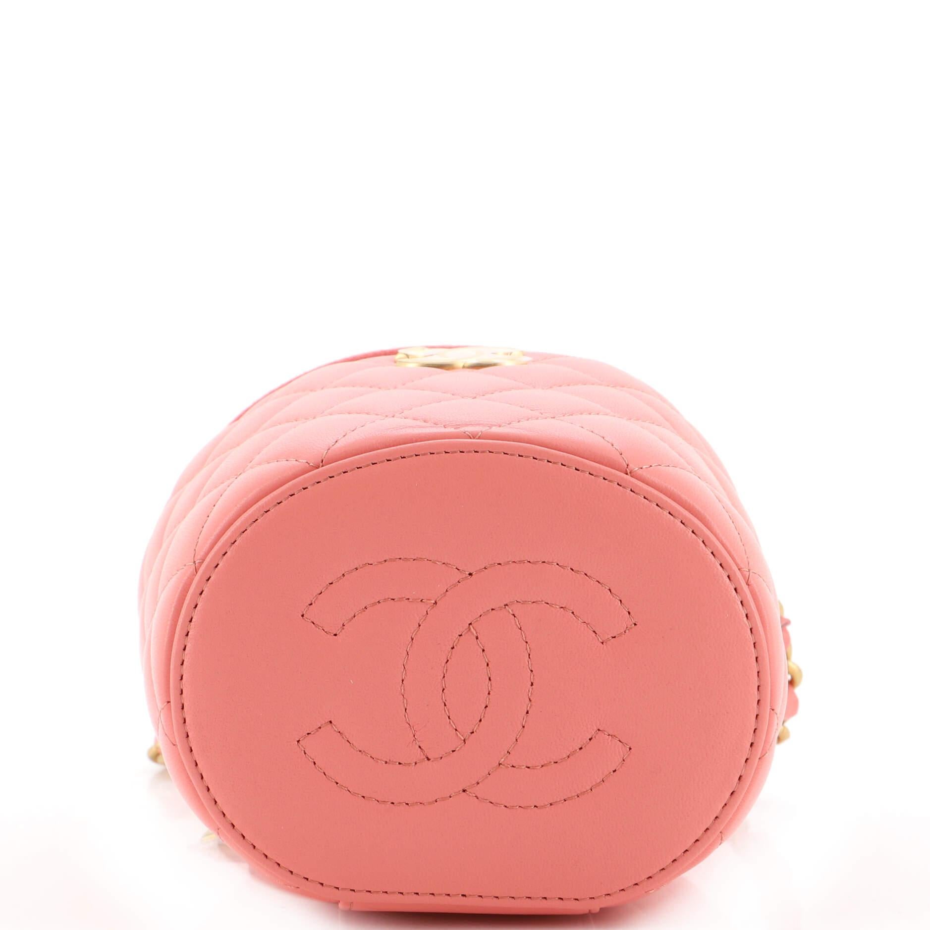 Chanel Afternoon Tea Bucket Bag Quilted Lambskin 2