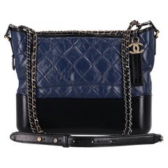 Chanel Aged Calfskin Gabrielle Medium Hobo Bag With Multi-Tonal Hardware