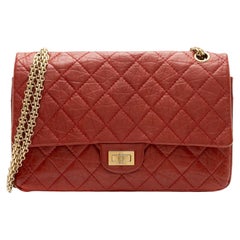 Chanel Aged Calfskin Reissue 226 Double Flap Bag